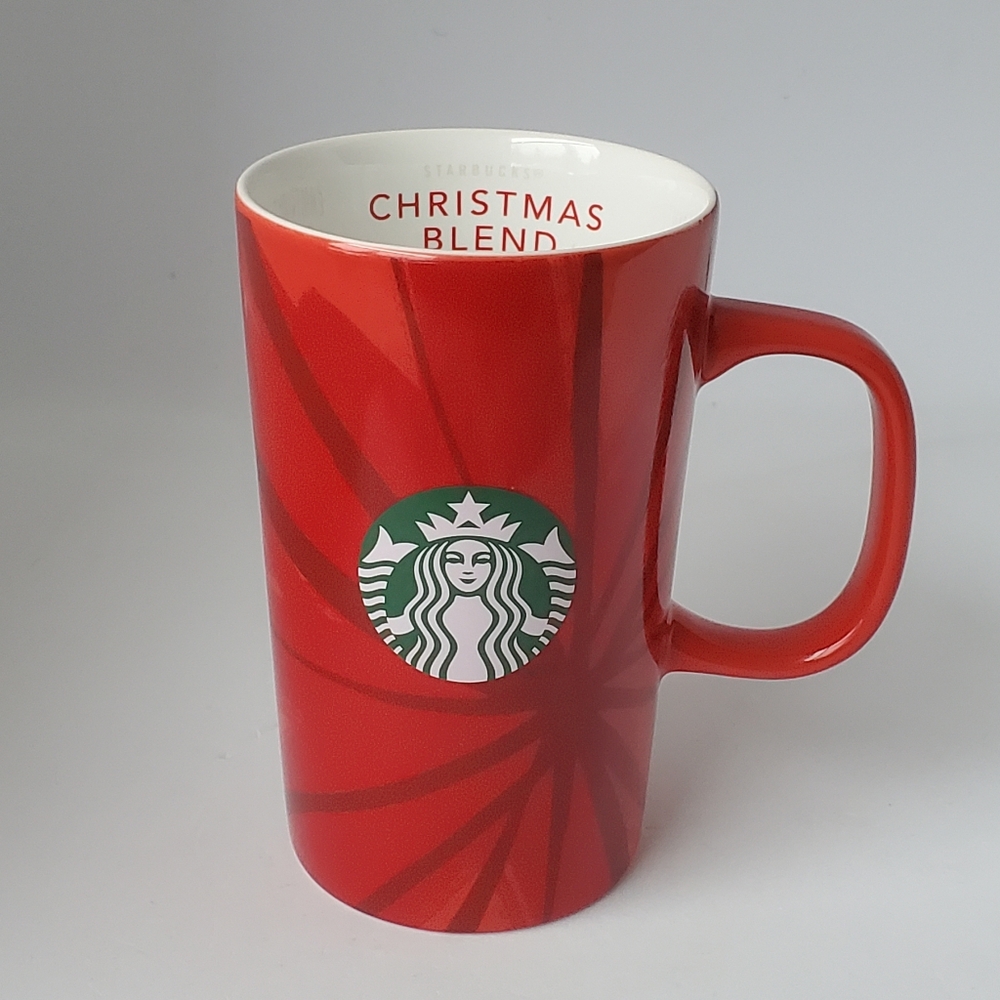 Starbucks 30th Anniversary 2014 Christmas Blend Red Coffee Mug 12 fl oz